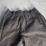 Listicle  Women's Gray High Rise Paper Bag Waist Straight Leg Pants Photo 4