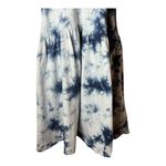 Z Supply  Dress Women Large Blue Tie Dye‎  Kona Cloud Print Mini NWT Athleisure Photo 5