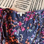 Charlotte Russe Navy and Pink Floral Top Small Photo 4