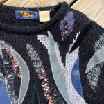 20ANS By Mariea Kim Women's Vintage Black Beaded Sweater Size M 80's Era Size M Photo 4