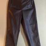 ZARA  black  Leather Pants Photo 0