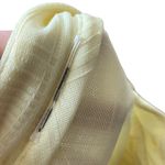 Vintage 70s Yellow Hippie Boho Western Floral Lace Long Sleeve Flowy Midi Dress Size L Photo 5