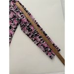 IBKUL 1/4 Zip Top Size L Pink Black Sammy Kitty Cat Mesh Inset UPF50 Golf Tennis Size L Photo 11