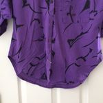 FINAL MARKDOWN Ladies mirrors blouse medium Purple Photo 1