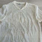 Forever 21 Bathing Suit Cover Up Off White S/M NWOT Photo 2