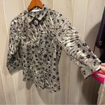 Breckenridge Cute leopard zebra snake animal print breezy lightweight 3/4 sleeve blouse Photo 7