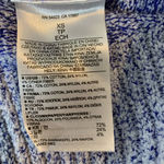 Banana Republic Sweater Womens XS Blue White Long Sleeve Crew Neck Pullover Photo 3