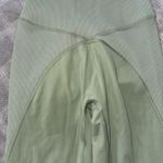 Aerie OFFLINE by Goals High Waisted Ribbed smooth & slick leggings green size M Photo 5