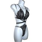 2 piece sexy lingerie set new! Black Size L Photo 1