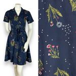 Circus Dress Dandelion Print Navy Blue XS UK Size 8 Retro A Photo 1