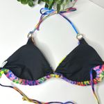 Relleciga  New Purple Leopard Print String‎ Bikini Swimsuit Tie Bathing Suit XL Photo 3