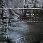 Cotton On  Black Distressed Crop Slim Leg Jeans 28 Photo 5