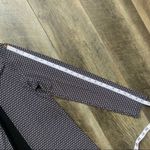 Michael Kors Black and White Diamond Sheath Dress Long Sleeve Stripe Size Medium Photo 9