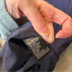 Tahari  Dress Gown Sleeveless Lace Ball Formal Event White Blue Tie Waist Size 6 Photo 8