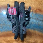 Skechers NWT Reggae Sport Lifestyle Sandals size 10 black gray pink Photo 3