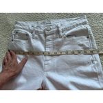 Pistola  Charlie High Rise Classic Straight Ankle Deconstructed Optic White Sz 26 Photo 9