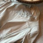 Elie Tahari  Women’s Creme Geuine Leather Long Jacket Size Small Photo 4