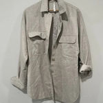 Babaton AritziaBabaton Utility Flannel Button Shacket Blouse Size Small Long Sleeve 1316 Photo 0