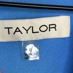 Taylor Floral Chiffon Mini Dress Enchanted Bloom Floral Womens Size 6 Blue Photo 10