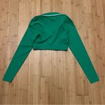 Aerie  Green Long Sleeve Crop Top Photo 1