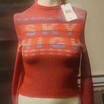 Urban Outfitters  BDG SHAUNA JACQUARD TOP SIZE XS Photo 0