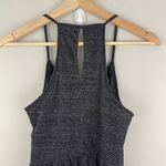 BCBGeneration Black Grey Metallic Glitter Halter Formal Maxi Dress NEW Photo 9