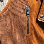 Greylin Tan faux suede utility belted vest size XS Western, Cowgirl, Rodeo Photo 8