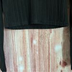 Unbranded Black Cropped Ribbed Mock Photo 4