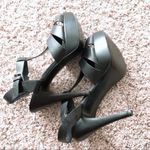 Guess Platform Sandals Stiletto Black Pumps Heels Shoe Size 9.5M Photo 5