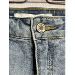 Womens Kancan Cut Off Shorts Cotton Mid Rise Size Large Blue Photo 4