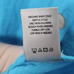 John Mark  Bright Blue 3/4 Roll Tab Sleeves Buttoned Tunic Blouse Womens Size XL Photo 8