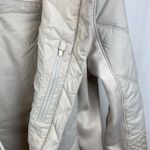 Athleta  Tan Rock Ridge Primaloft Quilted zip Close Long Sleeve Coat Jacket S Photo 6