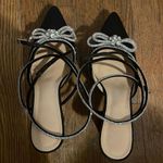 Wrapped Heels Black Size 7.5 Photo 0