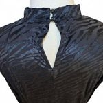 Lane Bryant Women’s Black Zebra Burnout Bodycon Mock Neck Dress Size 18 Photo 8