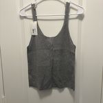 A New Day Ribbed Knit Crop Sweater Tank Gray Size XL NWT Photo 4