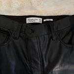 Abercrombie & Fitch Abercrombie Leather Vegan Pants Straight Photo 1