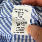 Max Chic Blue and White Checkered Shirt Photo 9