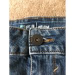 Apt. 9  Women's Juniors Blue Denim Jean Shorts Zip Pockets Size 8 Photo 3