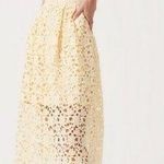 ASTR  The Label Lace Midi Dress in cream size medium Photo 0