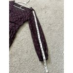 Free People Baby Dee Dress Maroon A Line Burgundy XS Retro Geometric Photo 6