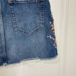 Abercrombie & Fitch  Floral Embroidered Distressed  Skirt - Boho Chic size 26 Photo 6