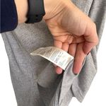 Anthropologie Saturday Sunday Gray Ribbed Turtle Cowl Neck Sweater Size XS Photo 3