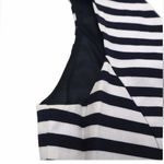 ZARA Striped Dress NWT Navy Lg Double V-neck w/Pockets Nautical Old money Preppy Photo 5