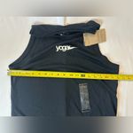 Black Yoga NWT The Nike Tee Dri-Fit Yoga Tank Black Women’s Racerback Sz S Photo 4