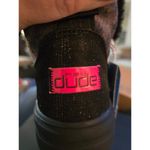 Hey Dude NWT Hey Dudes Mel Leo Black Lepoard Print Boots Youth 4 Ladies 5 Fur Liner snow Photo 10