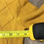 GBG Cropped Cowl Neck Golden Yellow Cable Knit Sweater Women's Size XS Gold Photo 2