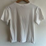 Sonia Rykiel Short Sleeve Embroidered Short Sleeve Tee Size Small White Photo 2