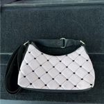 Betsey Johnson Pink and Black Quilted Shoulder Bag Photo 1