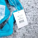 ANDIE  Swim The Riviera Belted Light Neon Blue Bikini Bottom Size Small Photo 3