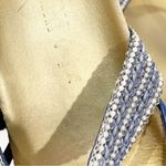 Italian Shoemakers  Size 7.5  Sandals Beaded Slip-On Thong Wedge Sandal Photo 4